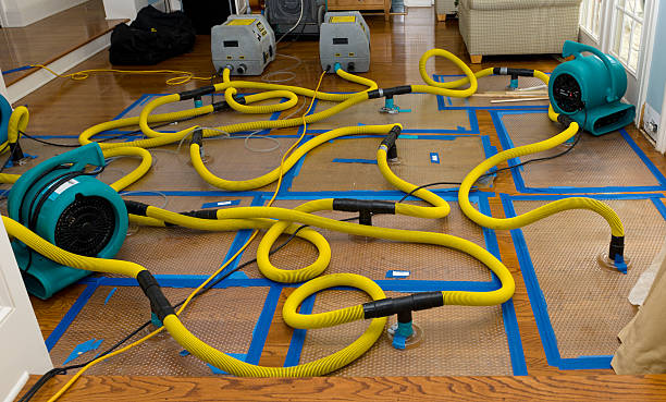 Professional Water Extraction technician working in Mansfield, MO